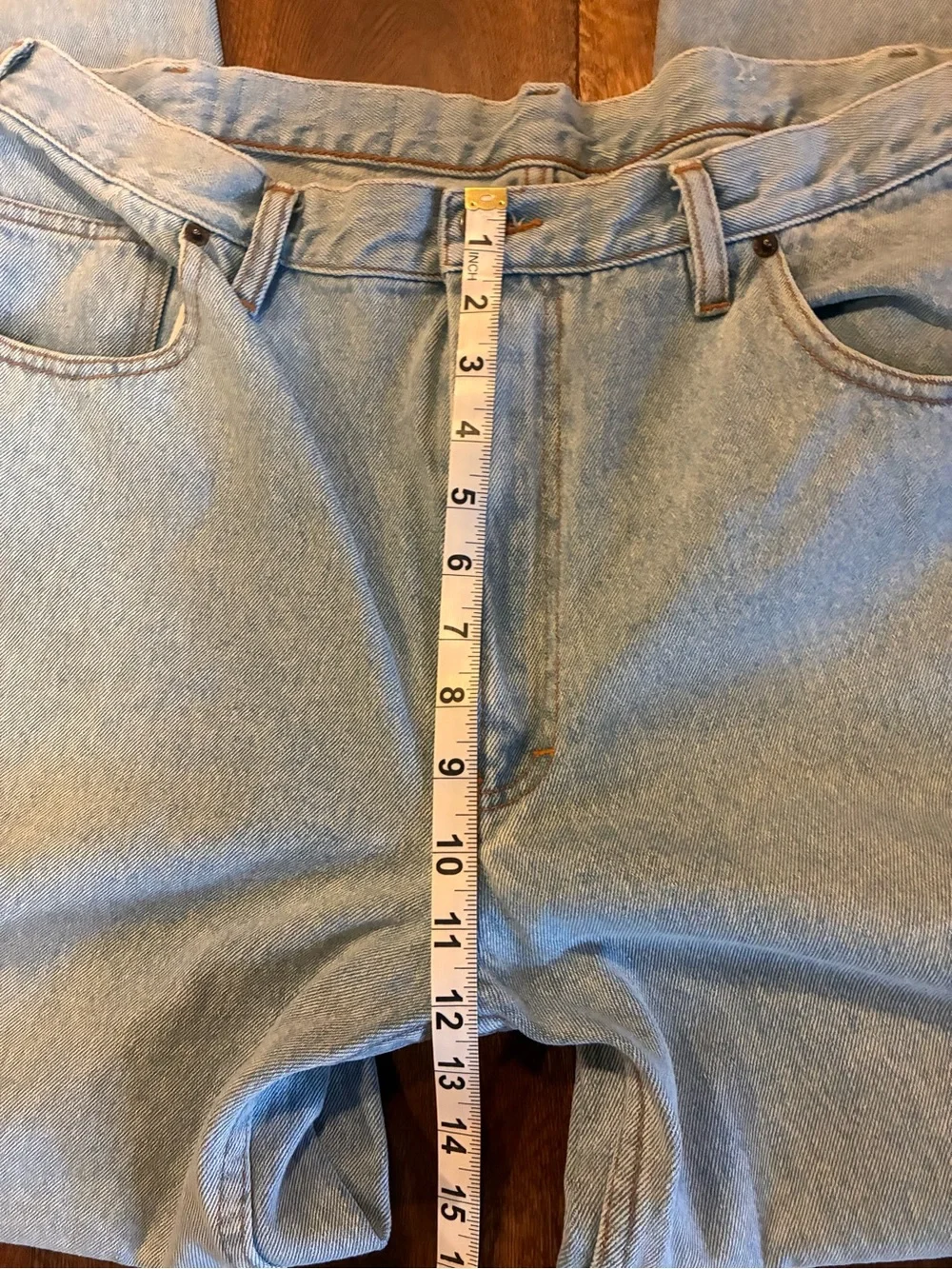 Vintage Jordache Basics Men’s Straight Leg Jeans | Light Wash | Men’s 38 x 35